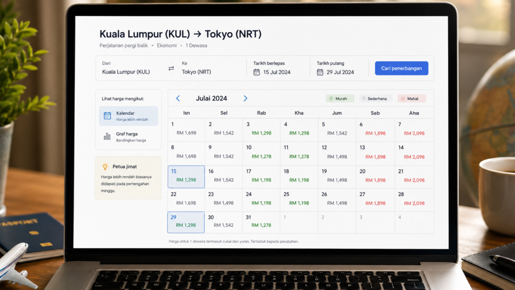 banding tarikh penerbangan untuk dapat tiket flight murah